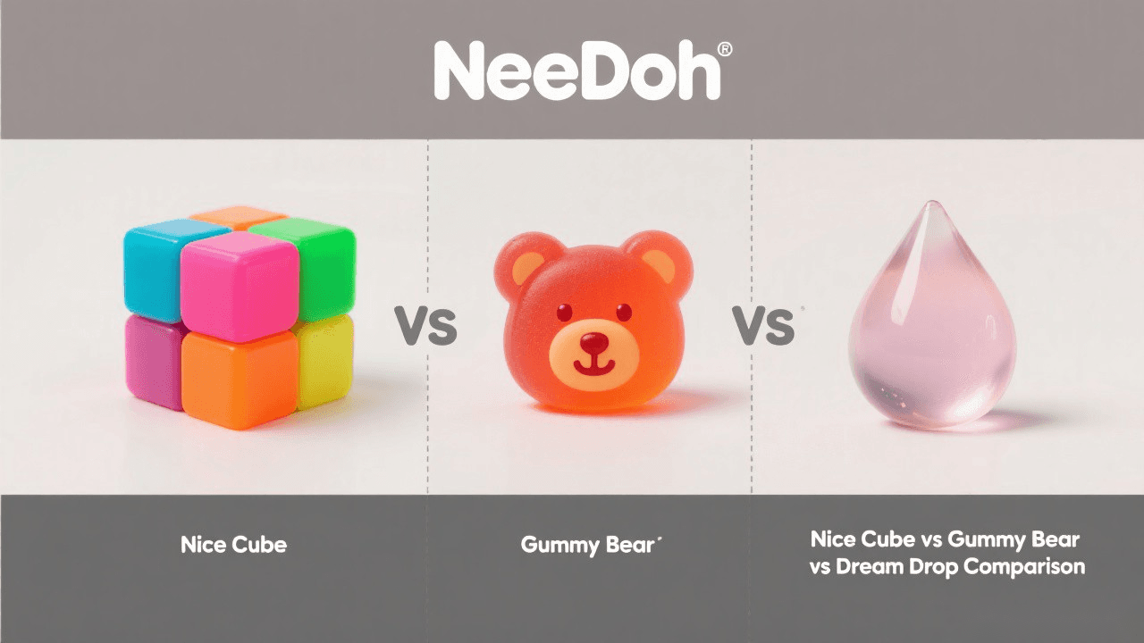 NeeDoh Nice Cube vs Gummy Bear vs Dream Drop: Which Should You Buy?