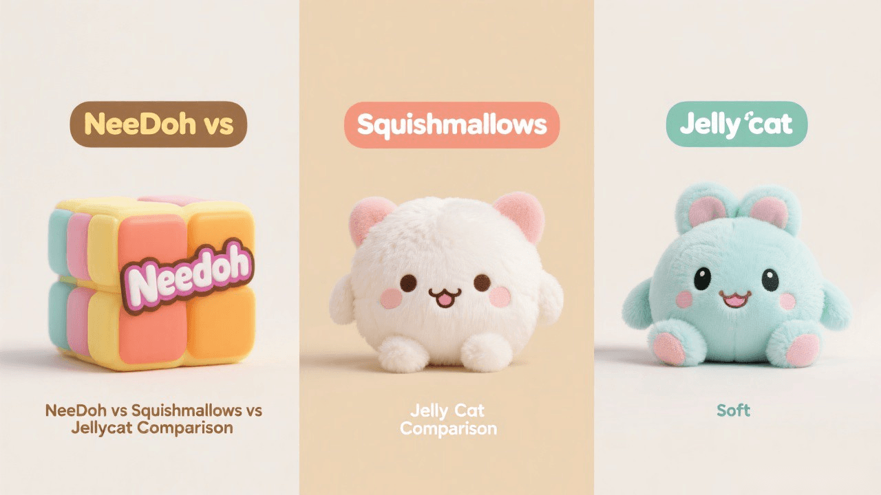 NeeDoh vs Squishmallows vs Jellycat: Which Squishy Toy Wins?