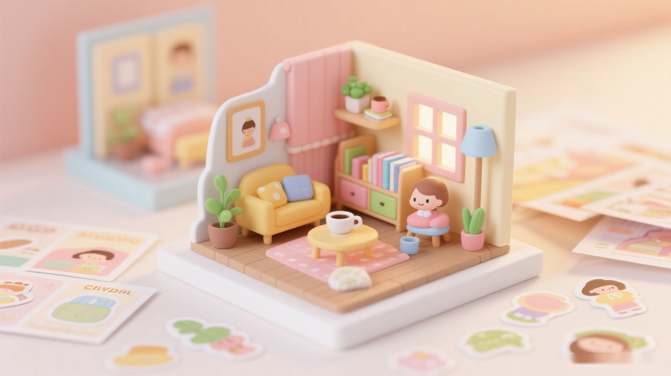 Diorama Stickers: The New Viral Stress Relief Trend of 2026